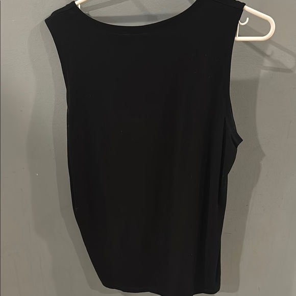 Eileen Fisher Black Fitted Tank Top - Picture 3 of 4